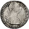 Image 1 : COLOMBIA, Bogotá, bust 1 real, Charles IV, 1801 JJ, NGC VF details / cleaned, ex-Becerra.
