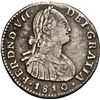 Image 1 : COLOMBIA, Bogotá, bust 1 real, Ferdinand VII, 1810 JF, NGC VF 30, ex-Becerra.