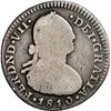 Image 1 : COLOMBIA, Bogotá, bust 1 real, Ferdinand VII, 1810 JF, NGC AG 3, ex-Becerra.