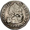 Image 1 : COLOMBIA, Bogotá, bust ½ real, Charles III, 1776 JJ, rare, NGC VG details / mount removed, ex-Becerr