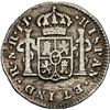 Image 2 : COLOMBIA, Bogotá, bust ½ real, Charles III, 1776 JJ, rare, NGC VG details / mount removed, ex-Becerr