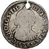 Image 1 : COLOMBIA, Bogotá, bust ½ real, Charles III, 1781 JJ, very rare, NGC G details / holed, ex-Becerra.