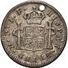 Image 2 : COLOMBIA, Popayán, bust ½ real, Ferdinand VII (bust of Charles IV), 1810 JF, NGC VF details / holed,