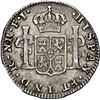 Image 2 : COLOMBIA, Bogotá, bust ½ real, Ferdinand VII (bust of Charles IV), 1816 FJ, NGC VF 25, ex-Becerra.