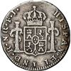 Image 2 : COLOMBIA, Bogotá, bust ½ real, Ferdinand VII (bust of Charles IV), 1818 FJ, NGC G details / cleaned,