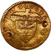 Image 2 : COLOMBIA, Bogotá, gold 1 peso, 1842 RS, three sunburst countermarks, ex-JEAS.