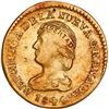 Image 1 : COLOMBIA, Popayán, gold 2 pesos, 1844 UM, ex-JEAS.