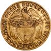 Image 2 : COLOMBIA, Bogotá, gold 10 pesos, 1858/7, ex-JEAS.