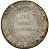 Image 2 : COLOMBIA, Bogotá, 8 reales, 1844 RS, NGC AU 58.