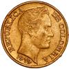 Image 1 : COLOMBIA, Medellín, gold 5 pesos, 1919, mintmark tiny A (centered), ex-JEAS.