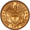 Image 2 : COLOMBIA, Medellín, gold 5 pesos, 1929, "MFDFLLIN" variety, ex-JEAS.
