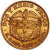 Image 2 : COLOMBIA, Medellín, gold 2½ pesos, 1919, mintmark A, ex-JEAS.