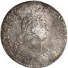 Image 1 : FRANCE, mint uncertain, half ecu, Louis XIV, 1704, struck over a half ecu of 1701.