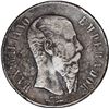 Image 1 : MEXICO, San Luis Potosí, 1 peso, Maximilian, 1866, with Chinese chopmark on reverse.