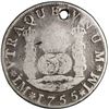 Image 1 : PERU, Lima, pillar 4 reales, Ferdinand VI, 1755 JD, both mintmarks dotted, very rare, ex-O'Brien.
