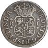 Image 2 : PERU, Lima, pillar 1 real, Ferdinand VI, 1755 JM, mintmark dotted, ex-O'Brien.