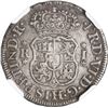Image 2 : PERU, Lima, pillar 1 real, Ferdinand VI, 1758 JM, NGC XF 45, finest and only example in NGC census, 