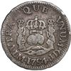 Image 1 : PERU, Lima, pillar ½ real, Ferdinand VI, 1754 JD, ex-O'Brien.