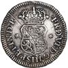 Image 2 : PERU, Lima, pillar ½ real, Ferdinand VI, 1755 JM, dotted mintmark, rare, ex-O'Brien.