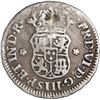 Image 2 : PERU, Lima, pillar ½ real, Ferdinand VI, 1760 JM, very rare, ex-O'Brien.