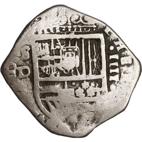 SPAIN, Seville, cob 4 reales, 1611 D.
