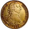 Image 1 : SPAIN, Madrid, gold bust 4 escudos, Charles III, 1786 DV.