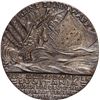 Image 2 : GREAT BRITAIN, iron copy of Goetz's Lusitania propaganda medal, 1915, with date as 5 May 1915.