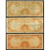 Image 2 : UNITED STATES, lot of three $10 Gold Certificates, series of 1922, Speelman-White.