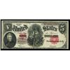 Image 1 : UNITED STATES, $5 United States Note, series of 1907, serial M34894057, Speelman-White.