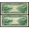 Image 2 : UNITED STATES, lot of two $10 Federal Reserve Notes, series of 1914.