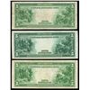 Image 2 : UNITED STATES, lot of three $5 Federal Reserve Notes, series of 1914.