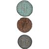 Image 2 : ANCIENT ROMAN, Roman Empire, lot of three AE coins, Hadrian, Antoninus Pius, and Lucius Verus, 117-1