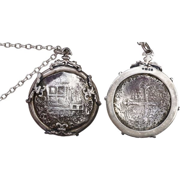 MEXICO, Mexico City, cob 8 reales, Philip IV, assayer not visible, ex-"Lucayan Beach Wreck" (ca. 162