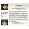 Image 3 : BOLIVIA, Potosí, cob 1 real, 1650 (Spanish 5) O, mounted cross-side out in 14K gold pendant with sha
