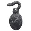 Image 1 : Encrusted silver scabbard frog, ex-Atocha (1622), ex-Lippman.