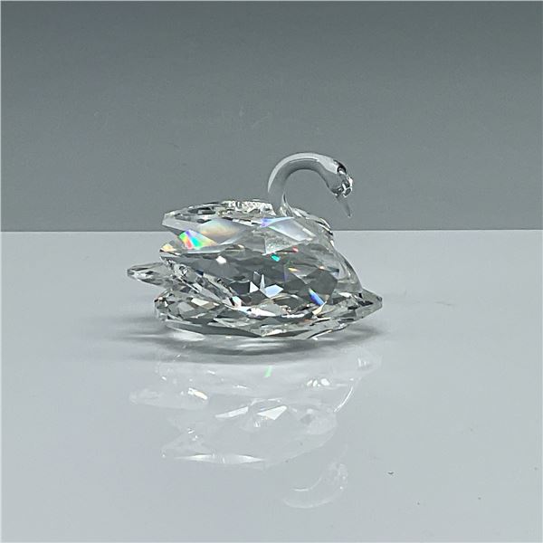 Swarovski Crystal Figurine, Swan, Silver Crystal Edition
