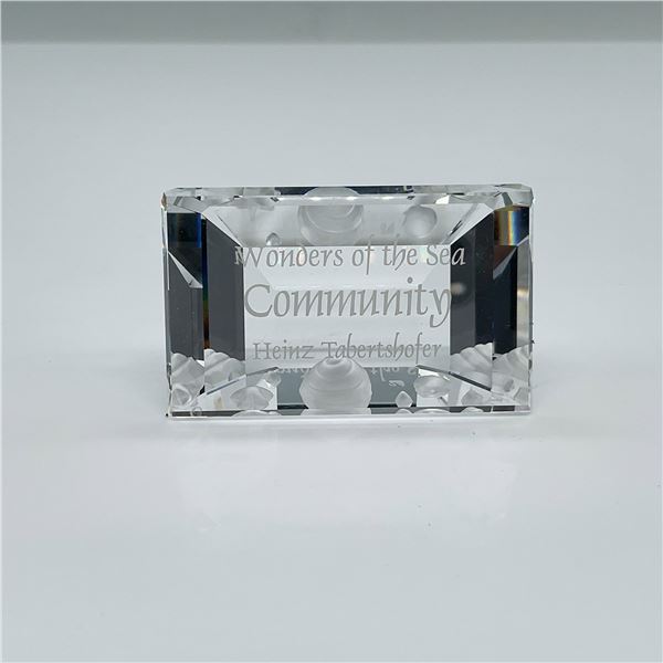 Swarovski Crystal Plaque for Wonders of the Sea, Community