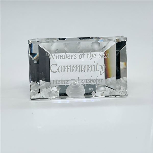 Swarovski Crystal Plaque, Wonders of the Sea