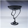 Image 1 : Art Deco Glass Compote Bowl Attributed to Jozefina Krosno