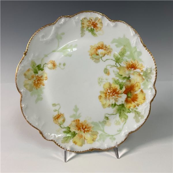 Latrille Freres Limoges Marigolds Design Plate