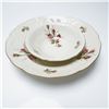 Image 1 : 2pc Rosenthal Moss Rose Rim Soup and Cereal Bowls