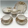 Image 1 : 11pc Japanese Porcelain Tea Set with Gilt Detailing