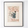 Image 1 : Antique Lithograph on Paper, Victorian Sheet Music The Tin Gee-Gee