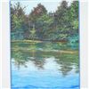 Image 2 : Kim Beck, Original Pastel on Paper, Cobalt Reflections, Signed