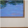 Image 3 : KM Beek Framed Pastel Landscape, Church Reflection