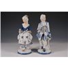 Image 1 : Set of 2 Ardco Blue and White Porcelain Figurines
