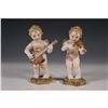 Image 1 : 2pc Ardalt Porcelain Hand Painted Angel Figurines