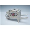 Image 1 : Shofu China Occupied Japan Porcelain Wheelbarrow Flower Frog