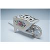 Image 2 : Shofu China Occupied Japan Porcelain Wheelbarrow Flower Frog