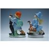 Image 2 : 2pc Made in Occupied Japan Porcelain Figurines of Children with Umbrellas